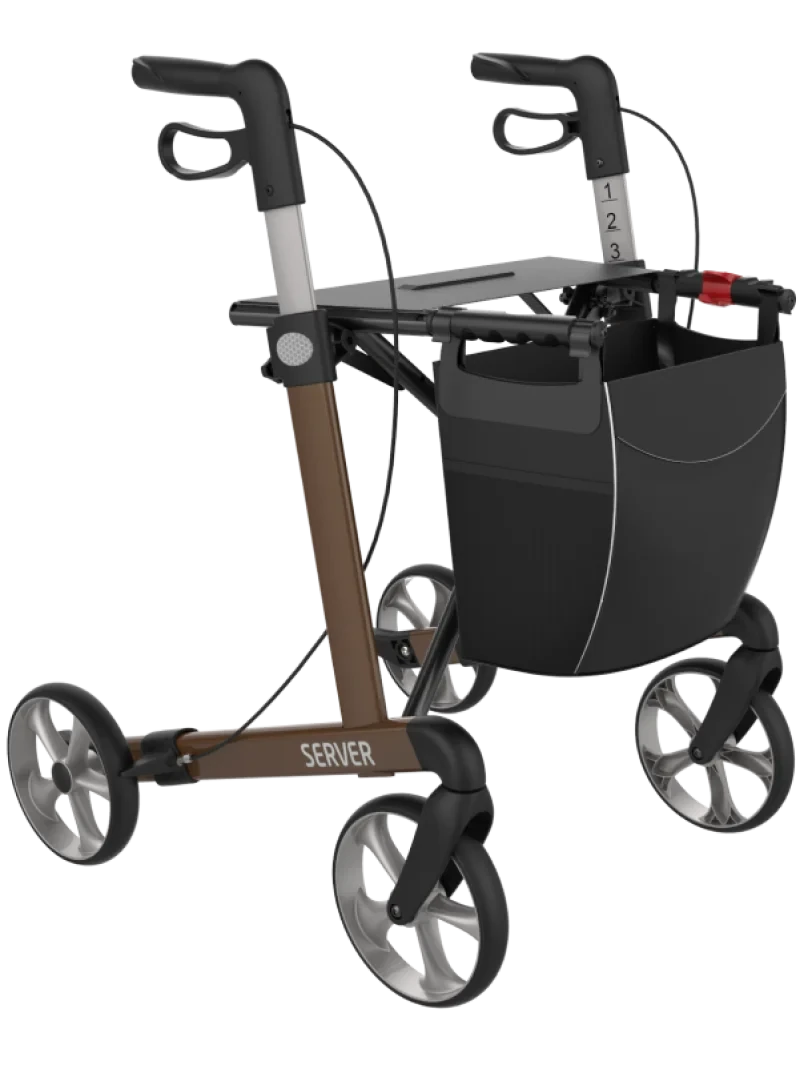 Rehasense Server – Leichtgewichtrollator mit Stil & Komfort