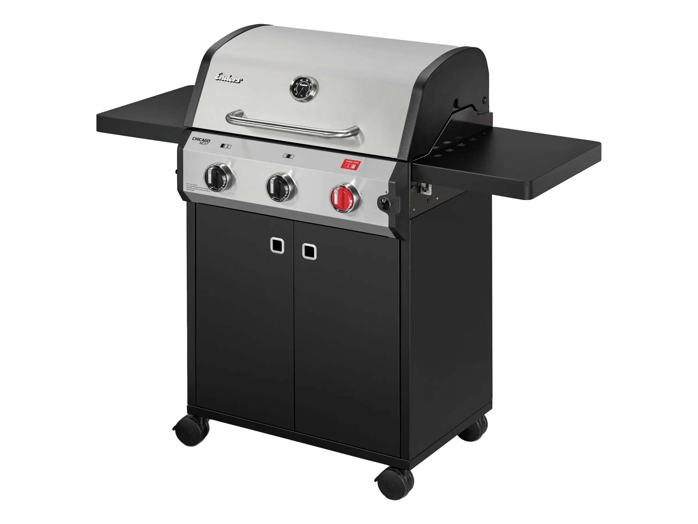 Enders Gasgrill Chicago Next 3 R Turbo Schwarz-Edelstahl