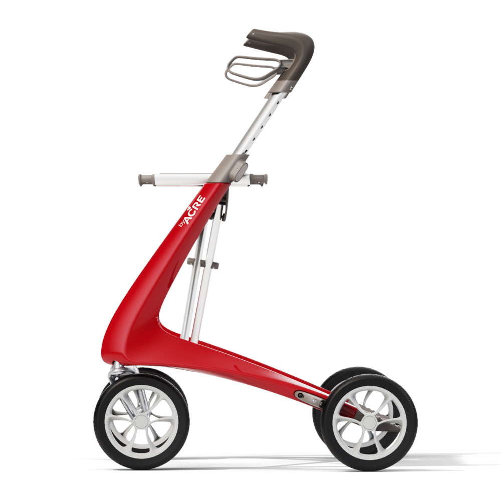 Rollator Carbon Ultralight – High-End Designrollator unter 5 kg – bis 130 kg – mit Tasche